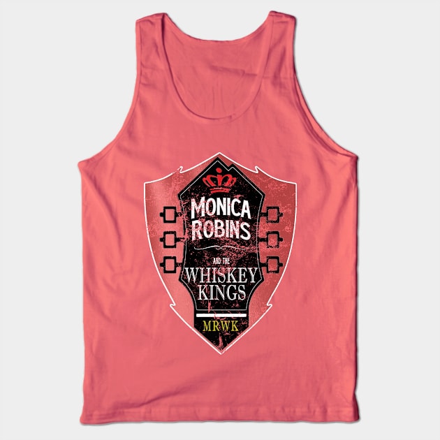 Whiskey Kings Distressed Shield Logo Tank Top by WhiskeyWear